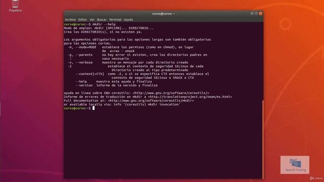 Linux Comando mkdir  Crear Directorios