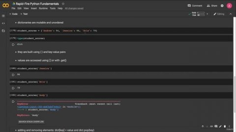 14. Containers IV - Dictionaries