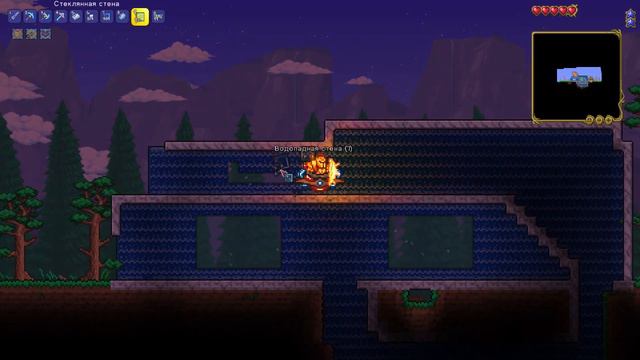 строю дома в terraria 1часть