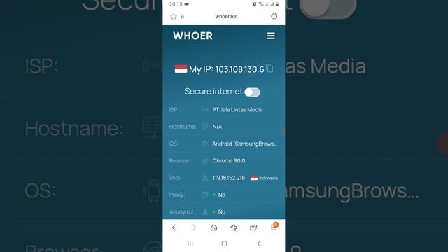 Cara Mudah Setting Proxy di Hp Android Lewat Koneksi Wifi