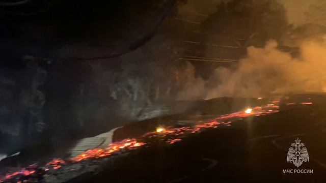 МЧС Республики Алтай. Пожар в Чемале