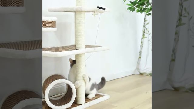 Умная  интерактивная игрушка дразнилка для кошек