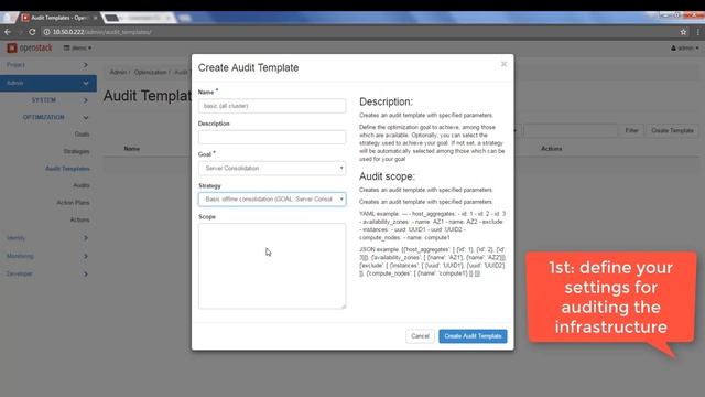 OpenStack Watcher demo