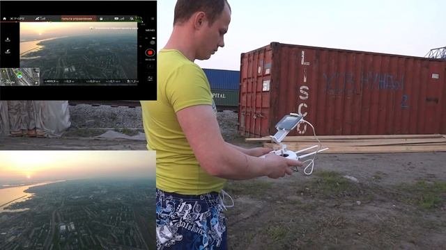 DJI Phantom 3  (2016-05-23) - Тест на  высоту с записью телеметрии