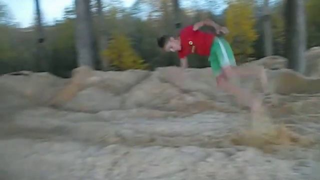 обучалка с разбега бокового