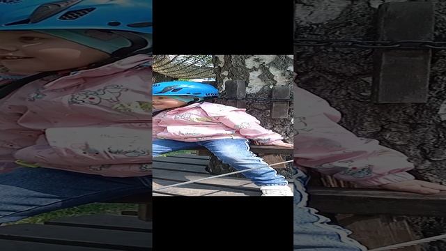 Милашка Вера в канатном парке