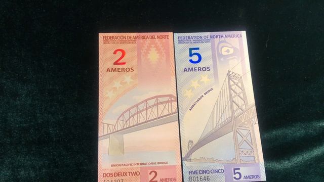 Банкноты AMEROSБанкноты фэнтези