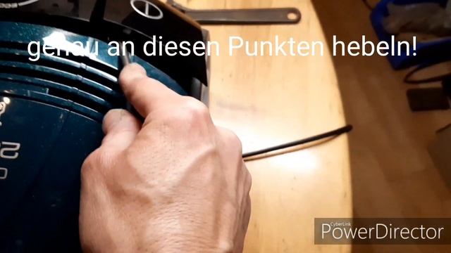 EIO - Staubsauger (baugleich Aldi-Modell) zerstörungsfrei öffnen / open EIO vacuum cleaner ?