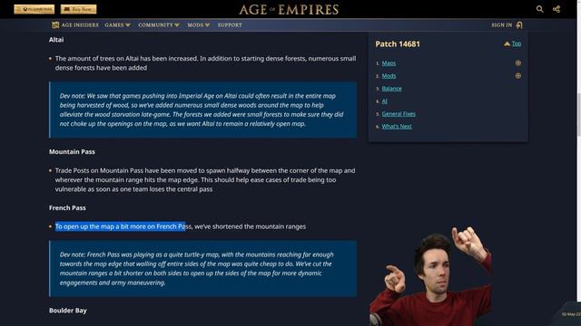 AOE4 Patch: Team Map Size REDUCTION! - Grubby
