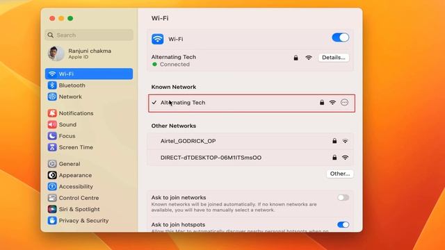How to see wifi password on macbook