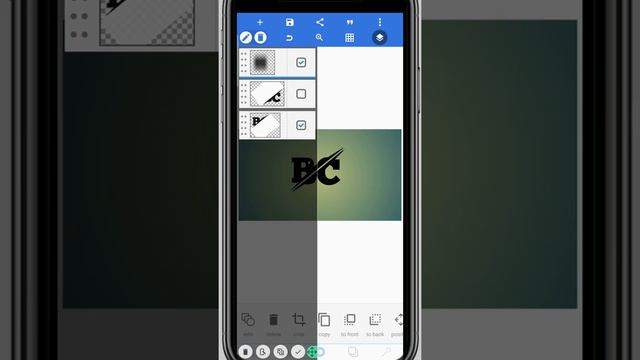 B C Logo Design On Android Phone - B C Logo In Pixellab ।। #banna__creation #video