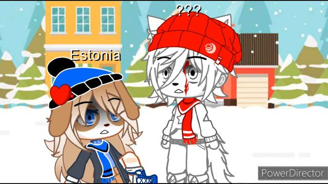 ☕ {Gacha club 🍁 County Dog} ☕ Finland x Estonia ☕ 😨😨😨