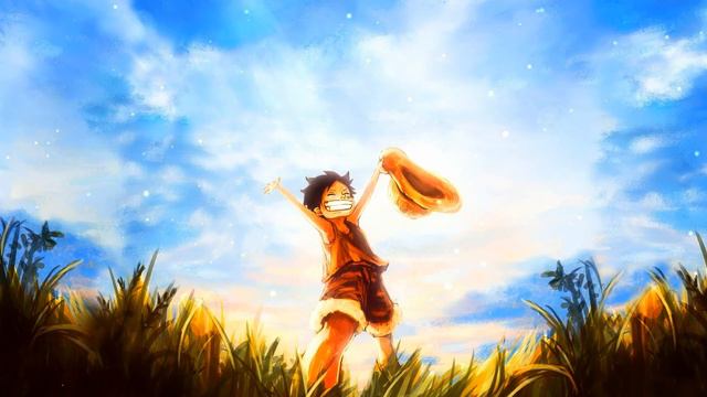 Счастливый Малыш Луффи | Luffy Kid Happy | One Piece - Живые Обои