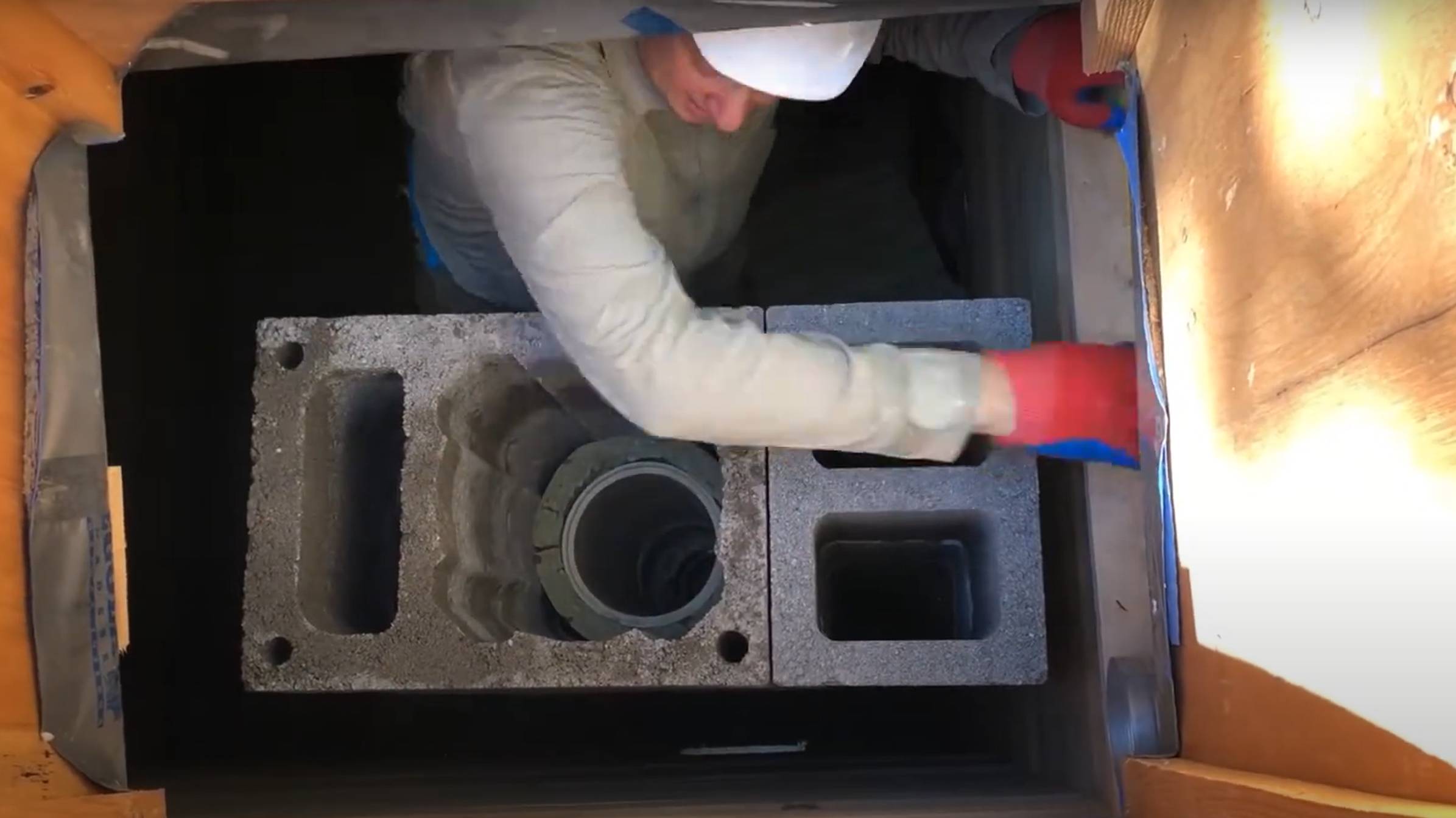 Быстрый монтаж дымохода и вентиляции Schiedel шаг за шагом