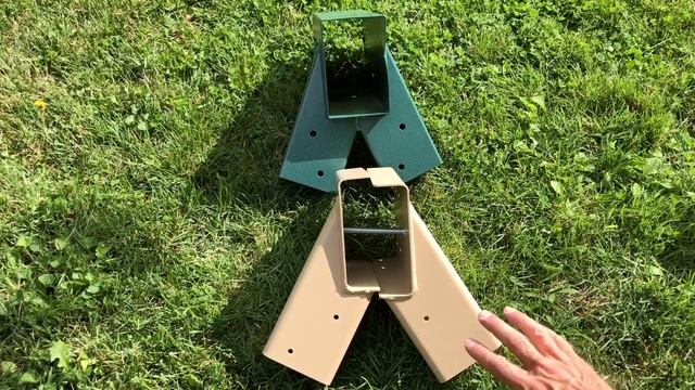 The Best Brackets to Build Your Wooden Swing Set. 4x4 A-Frame Structure Brackets for Your Play Set.