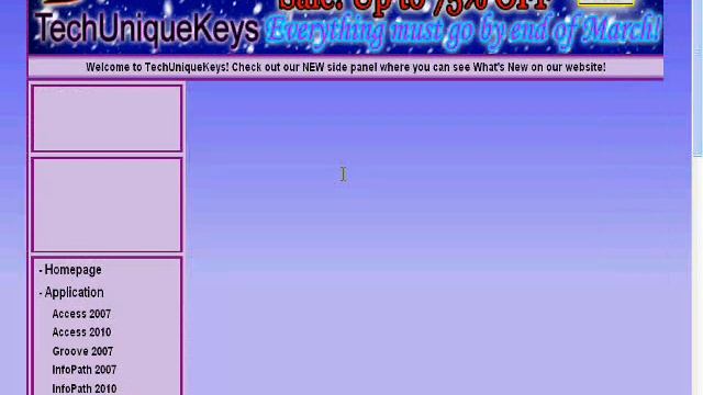 TechUniqueKeys, Windows 7 Vista XP, Office 2010 2007