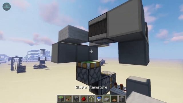 Minecraft infinite water source redstone-tutorial (easy)