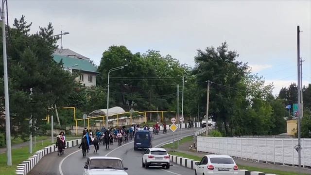 Студенты и сотрудники КЧГУ приняли участие в велопробеге, посвященном Дню России