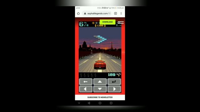 Playing First Game Of Asphalt!! |Asphalt Urban Gt