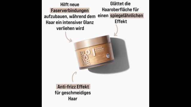 Schwarzkopf BlondMe Blonde Wonders Golden Mask