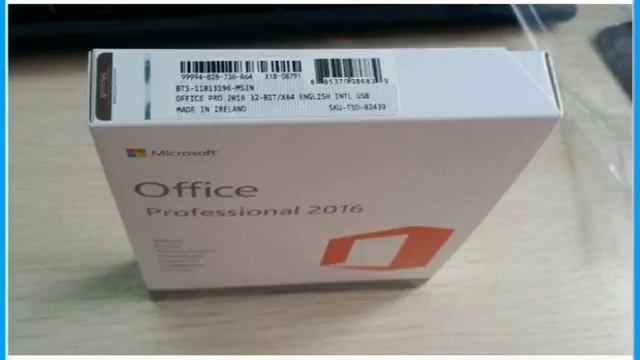Microsoft Office 2016 Professional Plus 2016 32-64 KEY E DVD ORIGINALE