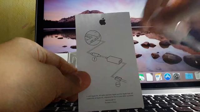 Déballage Et Présentation : Adaptateur Thunderbolt Vers Ethernet Gigabit Apple [HD][1080p]