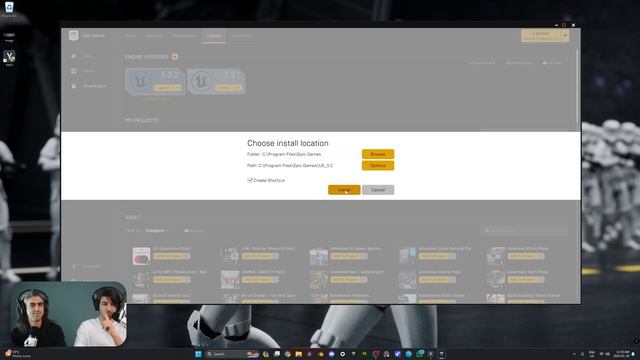 Unreal Engine 5 Beginner Tutorial Part 1_ Installation and Using Templates