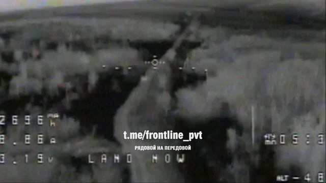 Результативные ночные удары по солдатам и технике противника fpv-дронами в исполнении бойцов из 123
