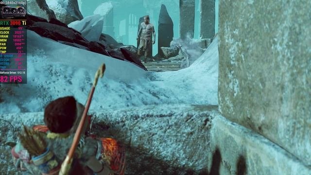 RTX 3090 Ti  God of War 4K Max Settings  i9 10900K