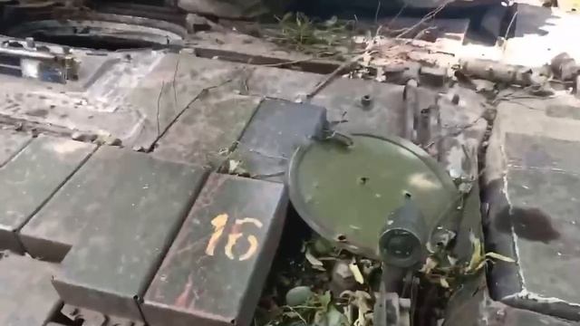 Подбитый танк Т-64БВ ВФУ  на Красном Лимане.