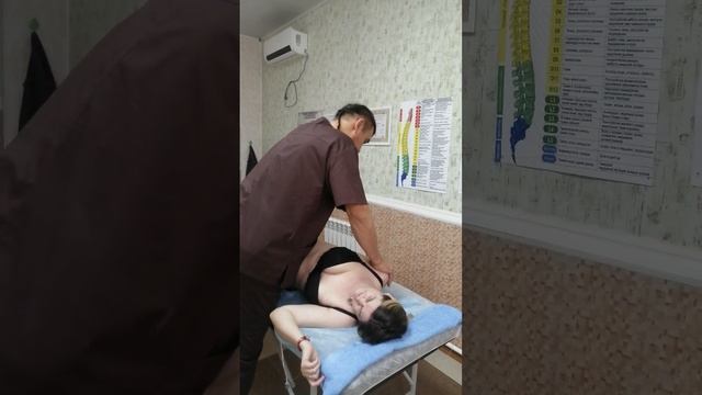 Сняли спазм была лёгкая скованость шейного и грудного отдела. Оренбург 89033952344 Рустам.