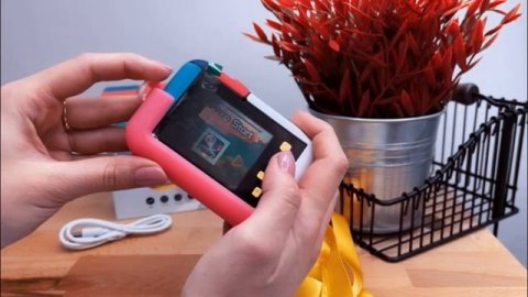 Детский цифровой фотоаппарат Микки Маус 40 Мп (розовый)