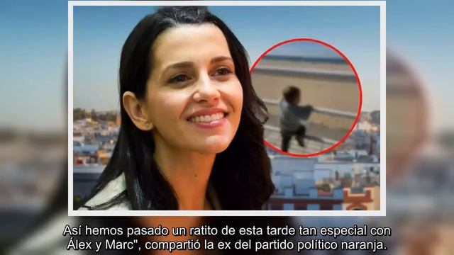 Inés Arrimadas muestra una foto de uno de sus hijos y le comentan dos cosas