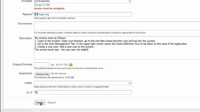 JIRA Integration Demo