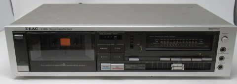 Винтажный 2-канальный стереофонический кассетный проигрыватель Teac 1984 года выпуска V-385-Тайвань