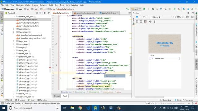 How To Create Facebook Messenger App  In Android  | Android Tutorials | Facebook Messenger | Part 9
