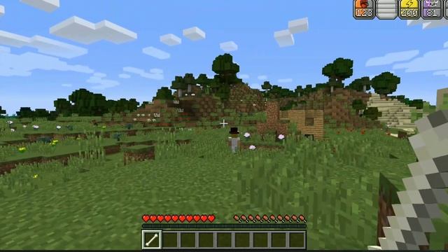Minecraft. День выживания в Майнкрафт. Мобы и разбойники. Minecraft 1.15.2