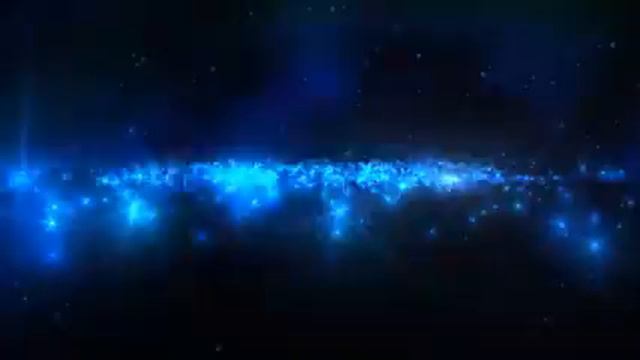 Blue Starfield in Space Sparkle HD Background
