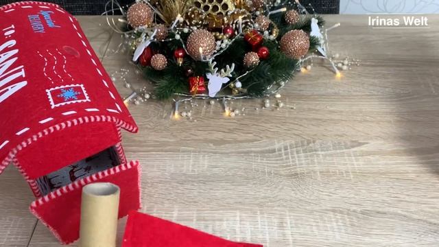 Santa Claus Mailbox  Почтовый ящик Санты новогодняя декорация Briefkasten für den Weihnachtsmann