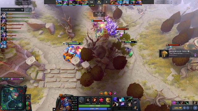 OG.ANA OGRE WITH HAND OF MIDAS - DOTA 2 7.25 GAMEPLAY