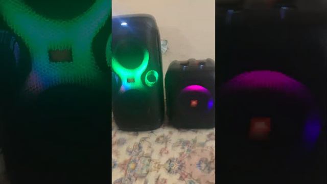 JBLPartyBox encore and JBL, party box, 110 bass comparison, bass boost, 1 50% volume￼