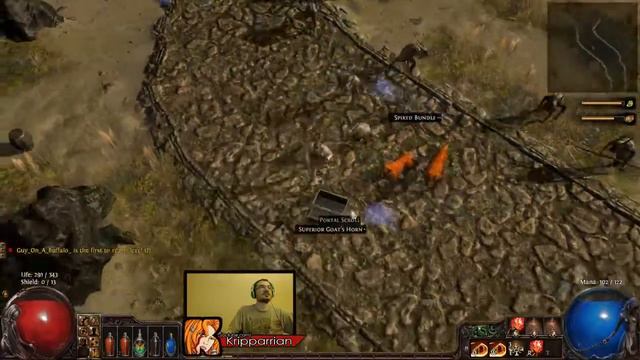 Kripp's Path of Exile races - Season One, 1 hour solo (S1E12)