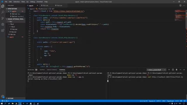 Drash - v1 - Handling Optional Path Params