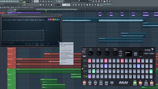 How to produce with the “Akai Professional Fire Controller for FL studio” feat. Michael Wynne