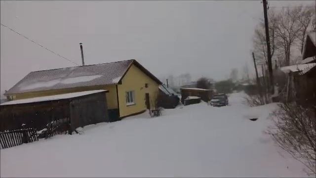 Снегопад 22 апреля 2018