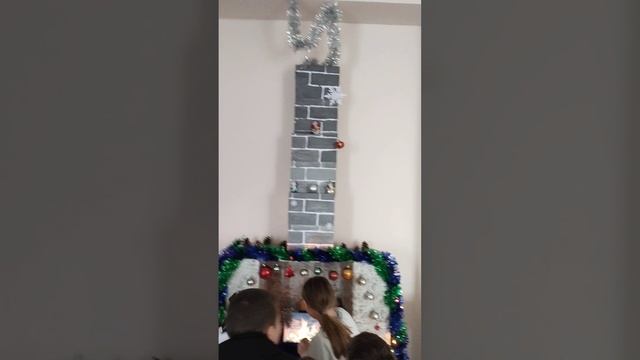 Новогодний камин в 6 классе