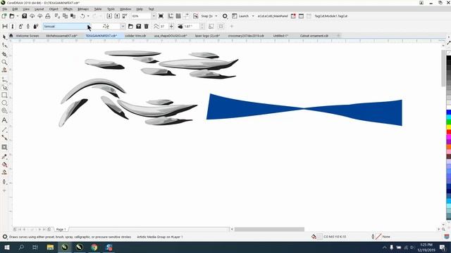 Corel Draw Tips & Tricks Brush Strokes and where they are
