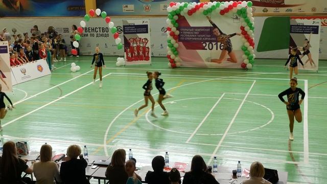 2016 Открытый Чемпионат и Первенство РТ по спортивной аэробике 9 11 лет танцевальная гимнастика