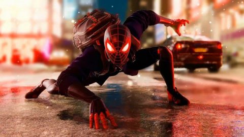Человек Паук | Приземление на Асфальт | Spider Man Landed on the Asphalt - Живые Обои