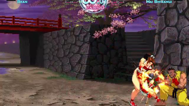 MG026 MUGEN - Sean Matsuda #9 vs. Mai Shiranui (DivineWolf, AI Patched)
